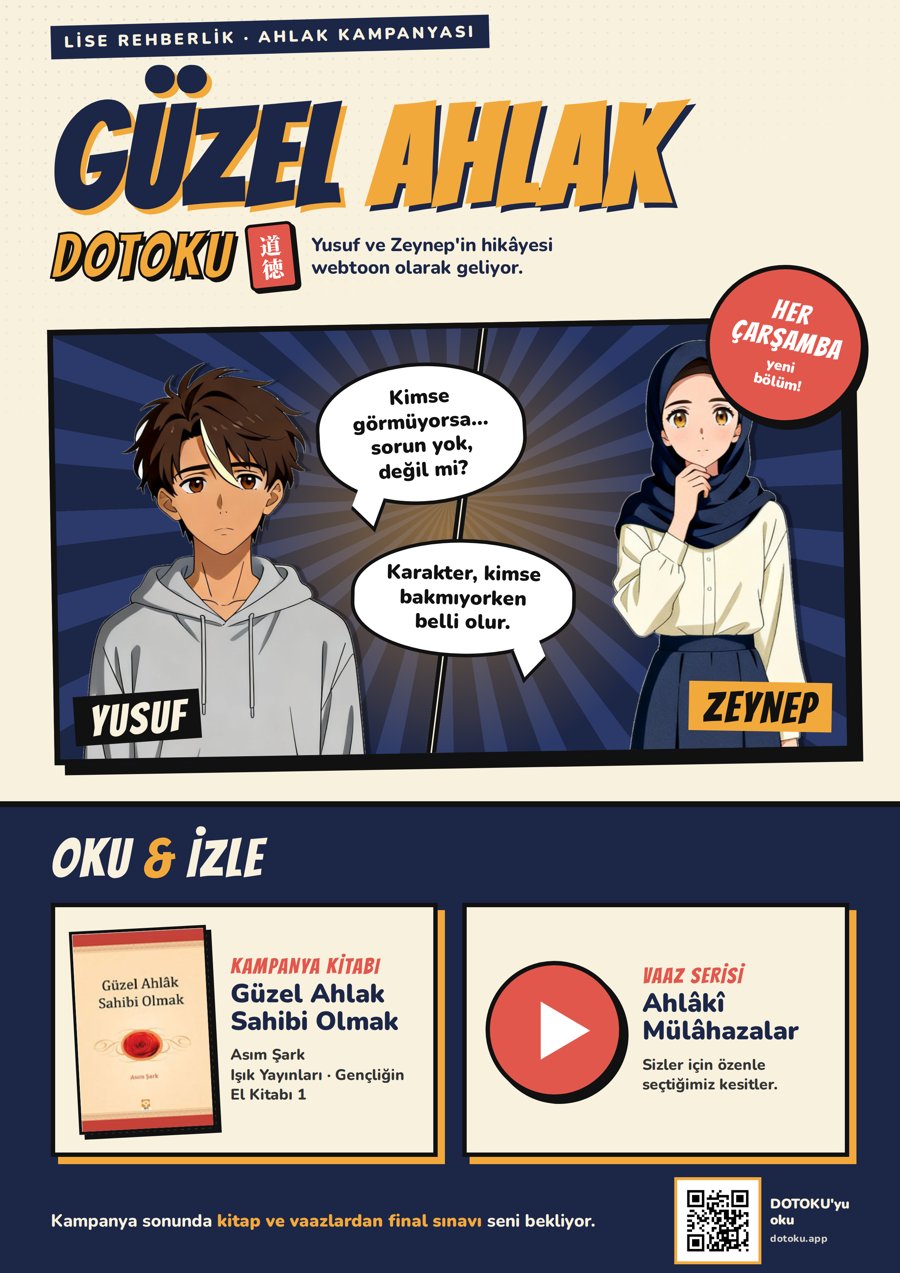Güzel Ahlak kampanya afişi